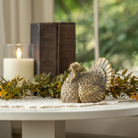 Gold Turkey Statuette