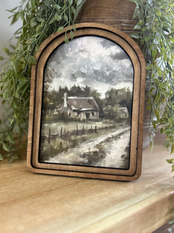 English Cottage Framed Artwork