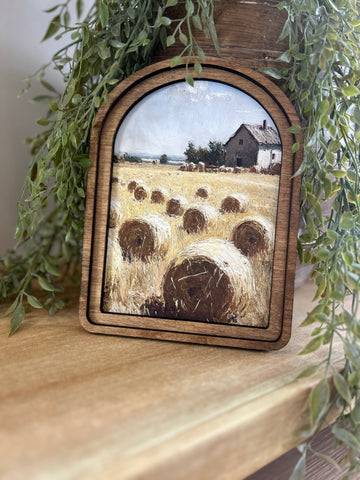 Hayfield Framed Artwork