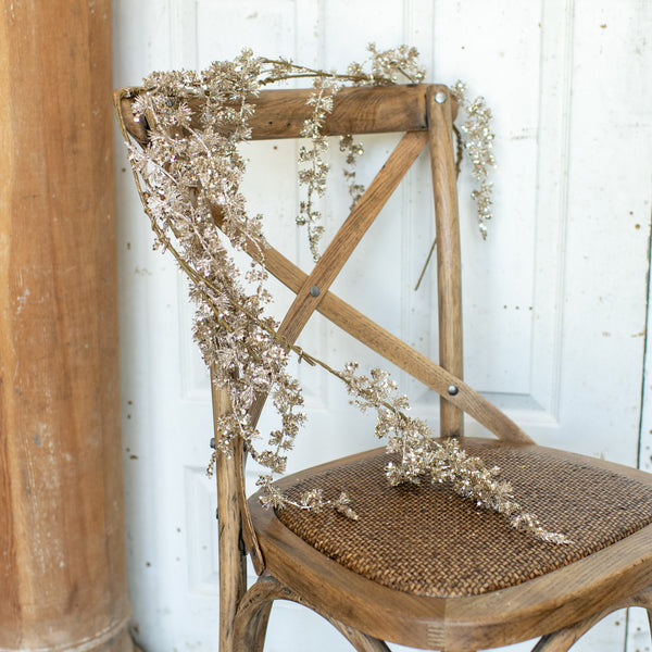 Draping Champagne Glitter Buds