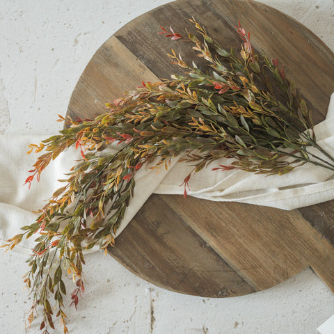 Green & Red Boxwood Hanging