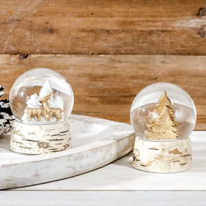 Mini Deer/Tree Snowglobe