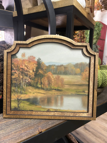 Provincial Autumn Pond