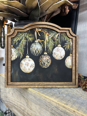 Provincial Ornaments Framed Art