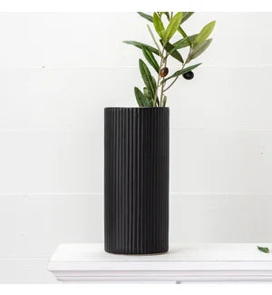Black Lined Vase