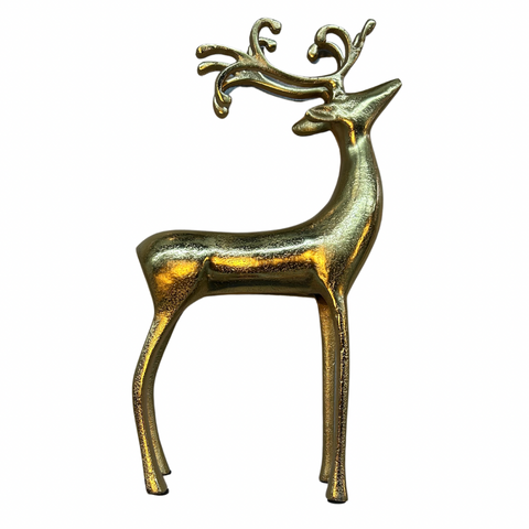 Gold Standing Reindeer