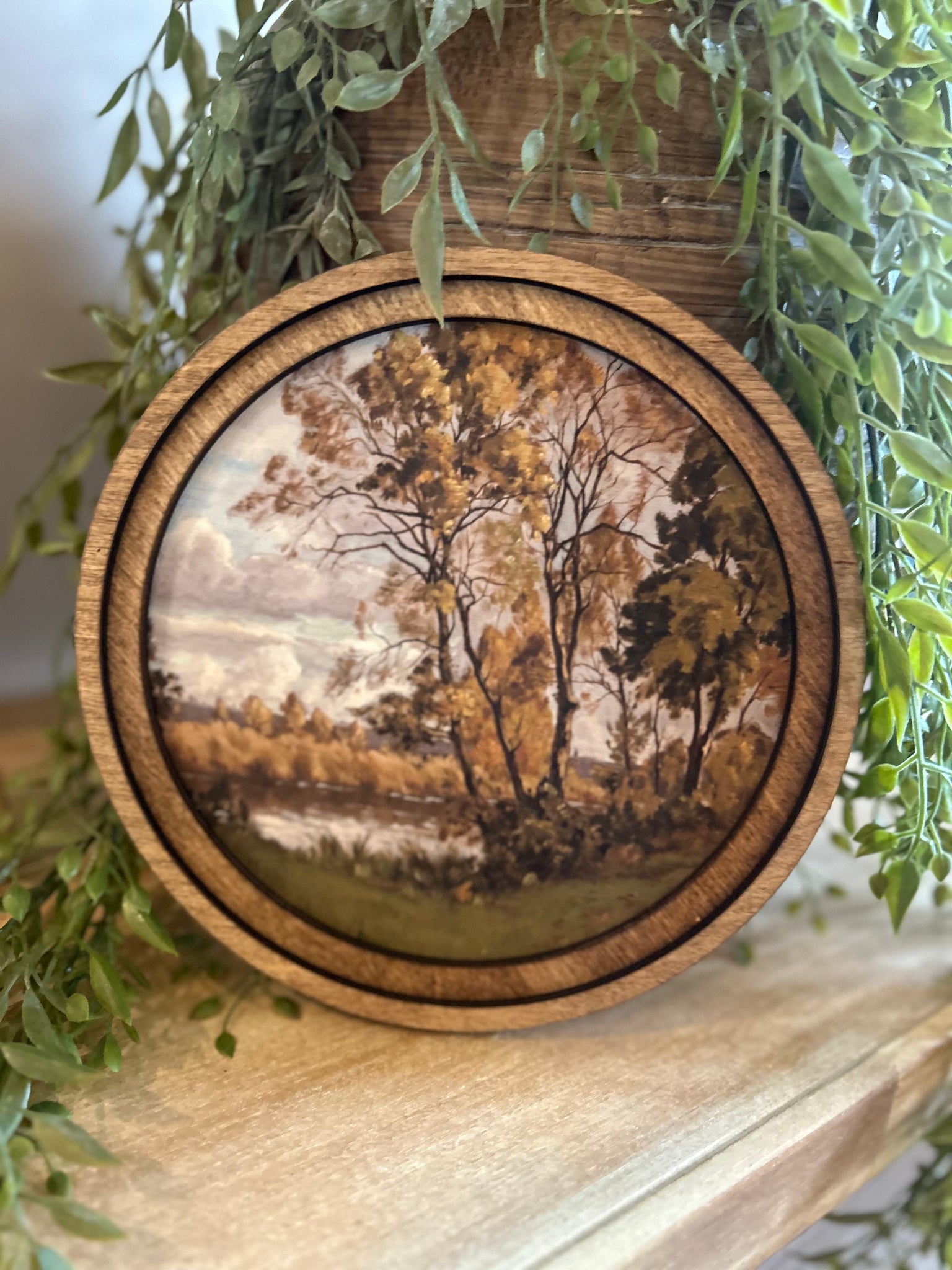 Round Fall Landscape Art