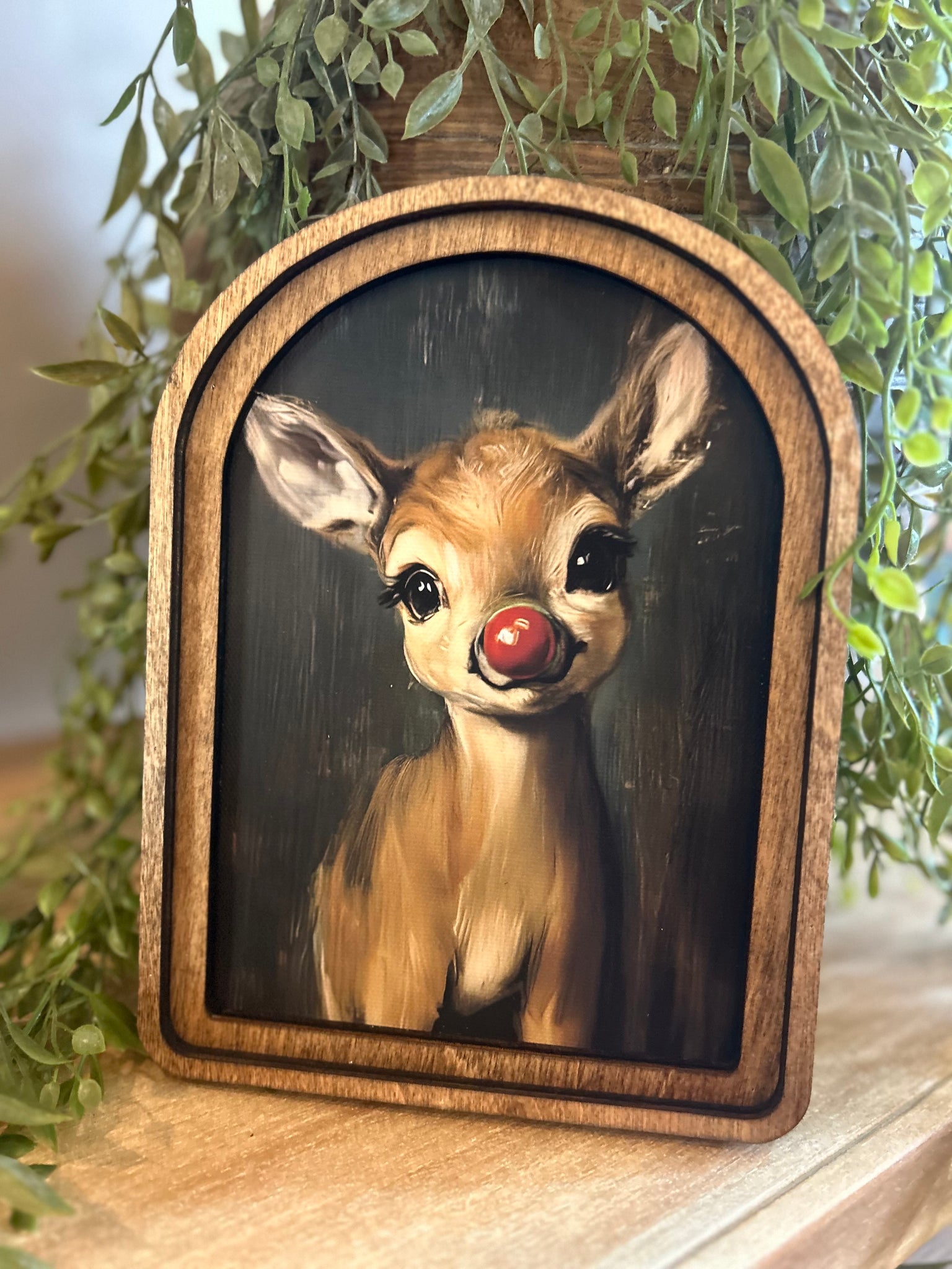 Arch Top Rudolph Framed Art