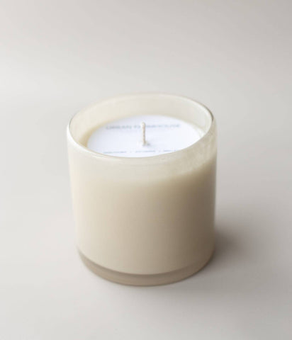 Cream Glass Candle