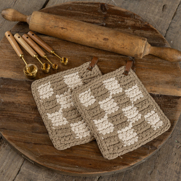 Set of Knit Potholders