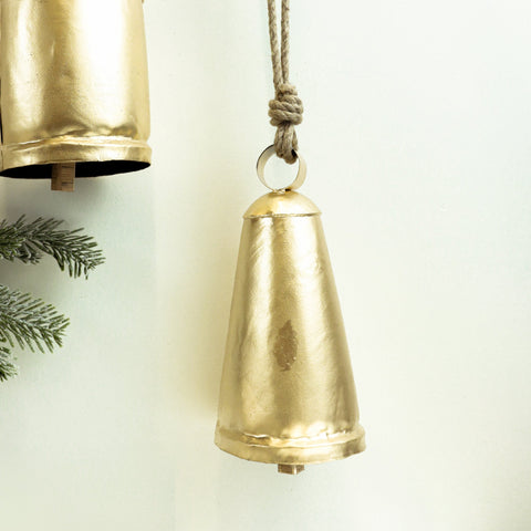 10.5" Gold Cowbell