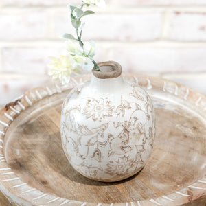 Beige Heirloom Vase