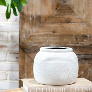 White Matte Planter