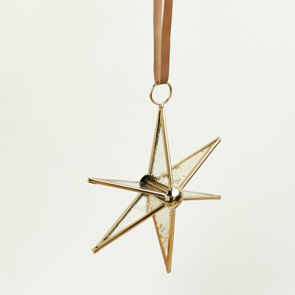 Glass Star Ornament