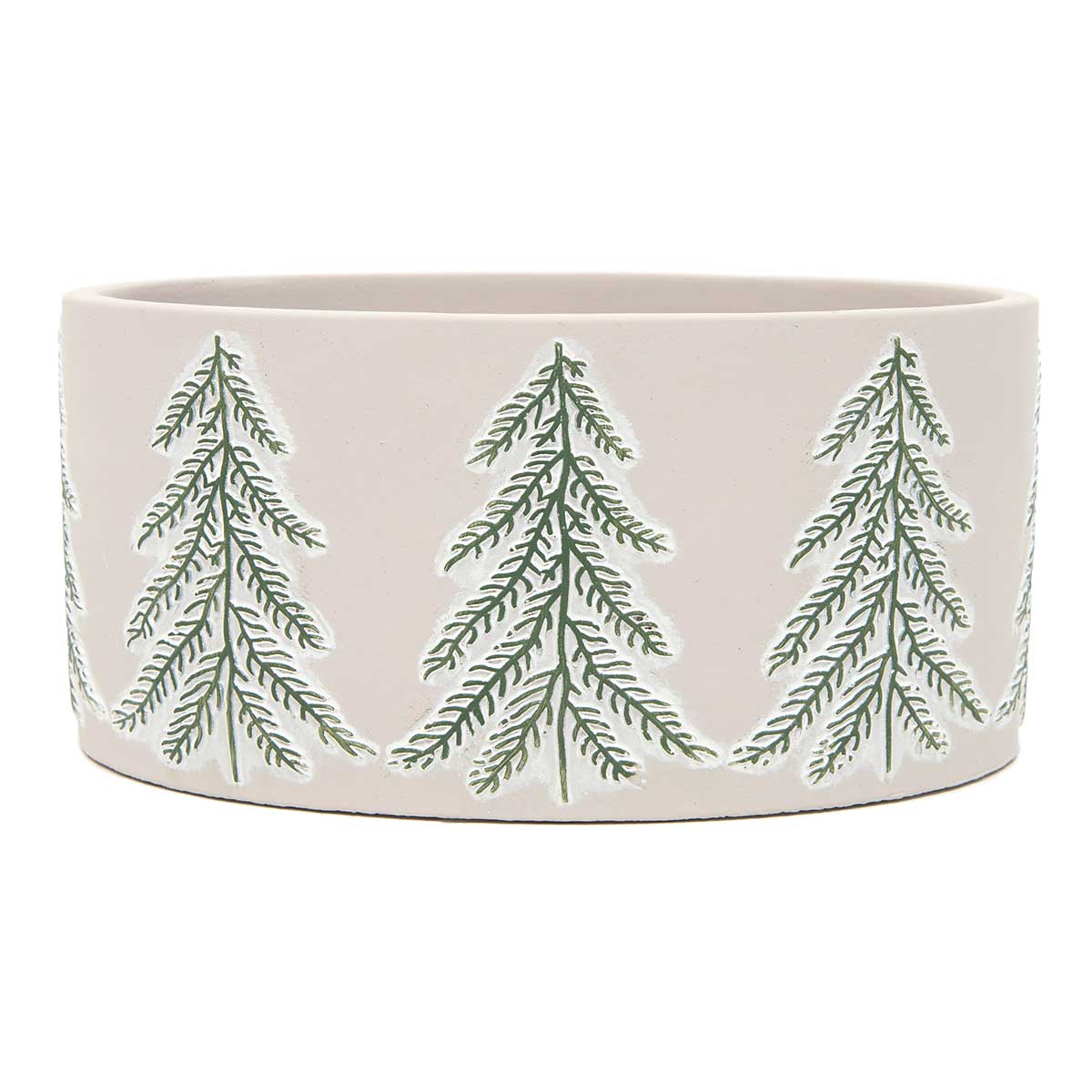 Winter Green Oval Pot