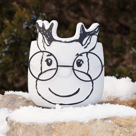 Dexter Deer with Glasses Pot