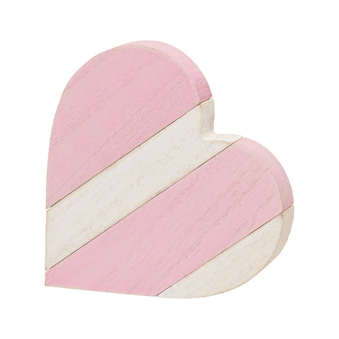 Pink Plank Heart