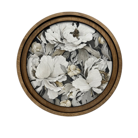 Round Fresh Floral Art