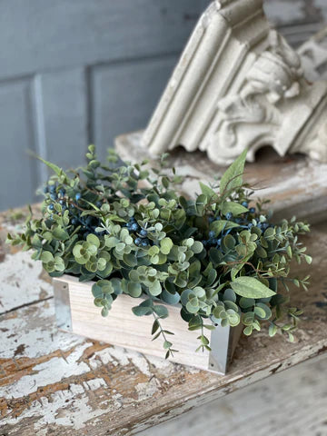 Lapis Hills Eucalyptus Centerpiece