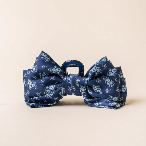 Satin Bow Clip