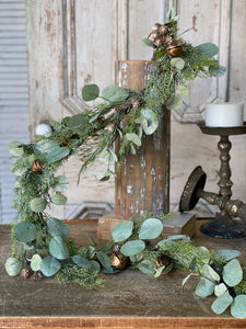 5' Gold Song Eucalyptus Garland