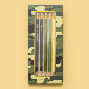 Camouflage Pencil Set