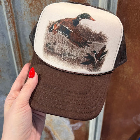 Retro Duck Trucker Cap