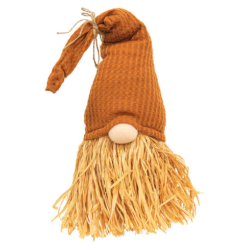 Burnt Orange Raffia Gnome