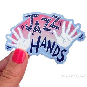 Jazz Hands Sticker