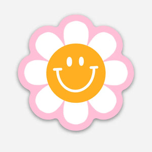 Smiley Daisy Sticker