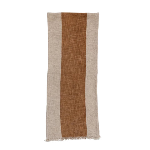 Natural & Brown Table Runner