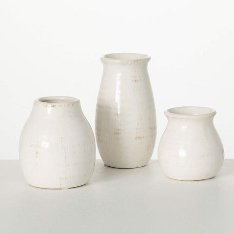 White Glossy Vase
