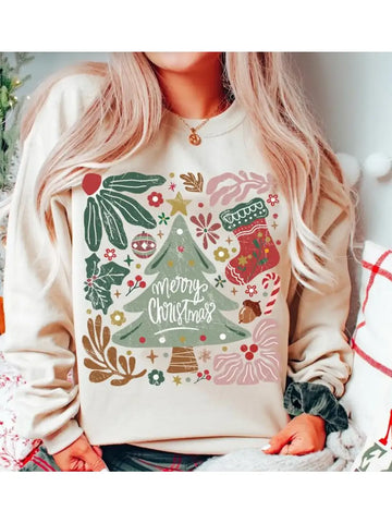 Distressed Merry Christmas