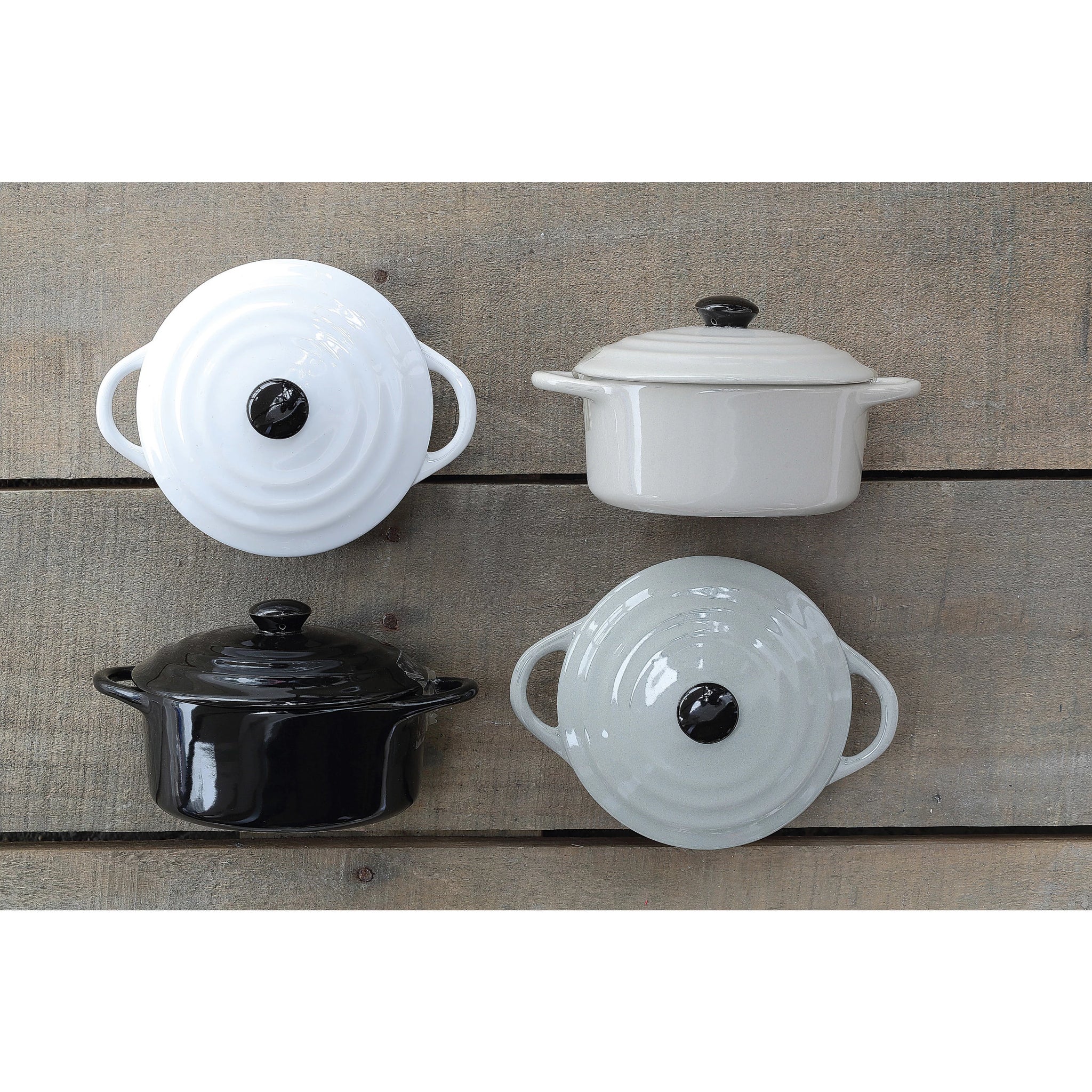 Stoneware Mini Baker with Lid