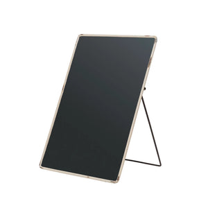 Metal Chalkboard with Yellow Frame