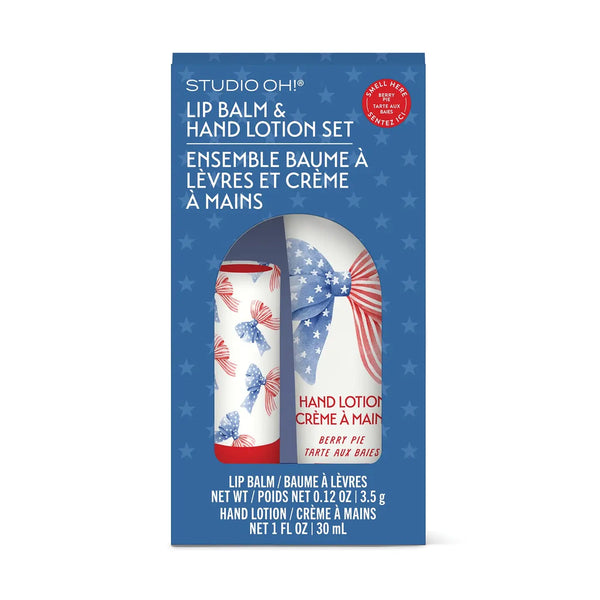 Lip Balm and Hand Lotion Set