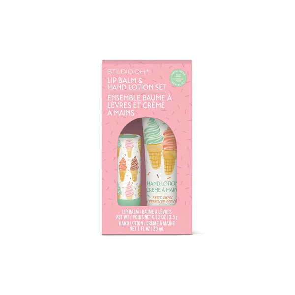 Lip Balm and Hand Lotion Set
