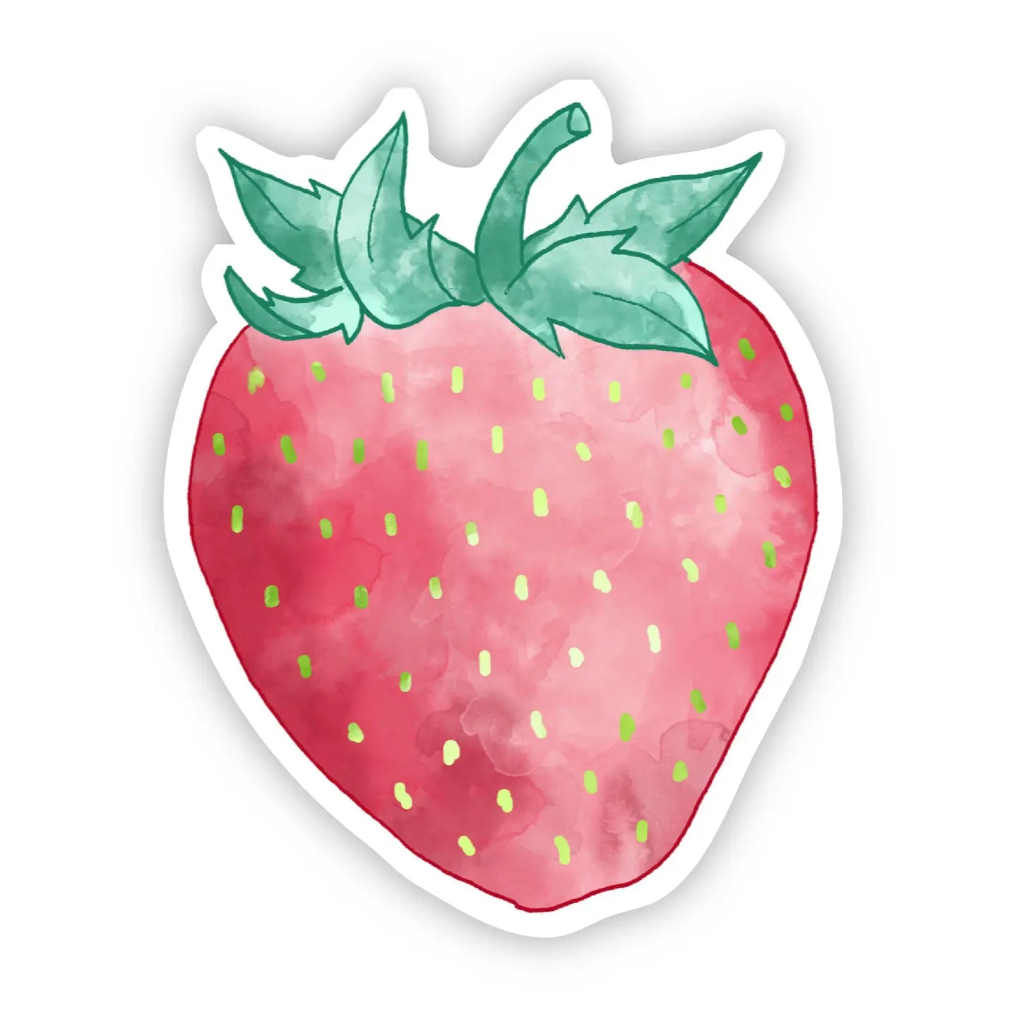 Strawberry. Sticker