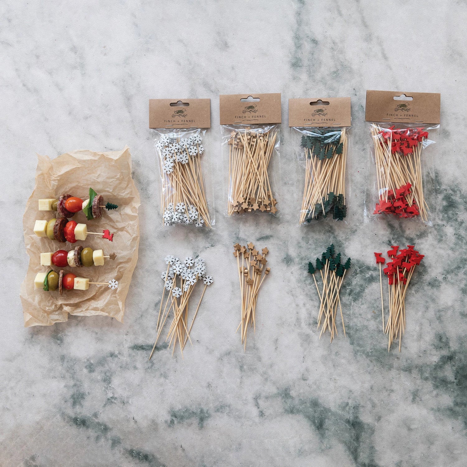 Bamboo Single Use Skewers
