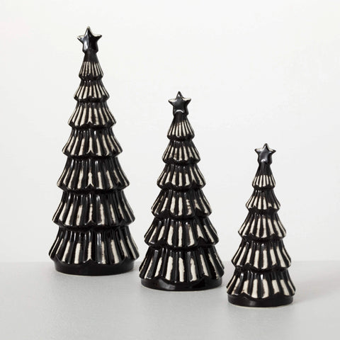 Modern Black Christmas Tree