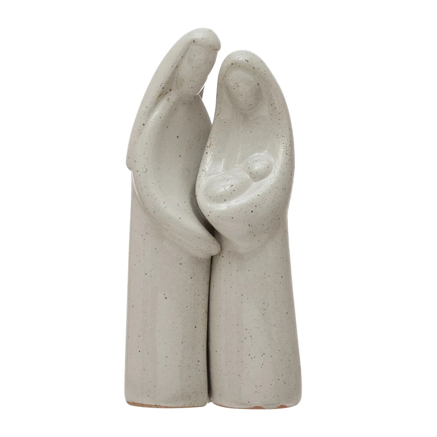 Stoneware Holy Family Set