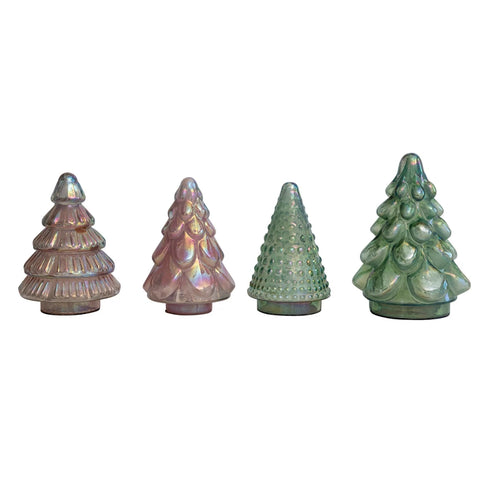 Iridescent Embossed Mercury Tree