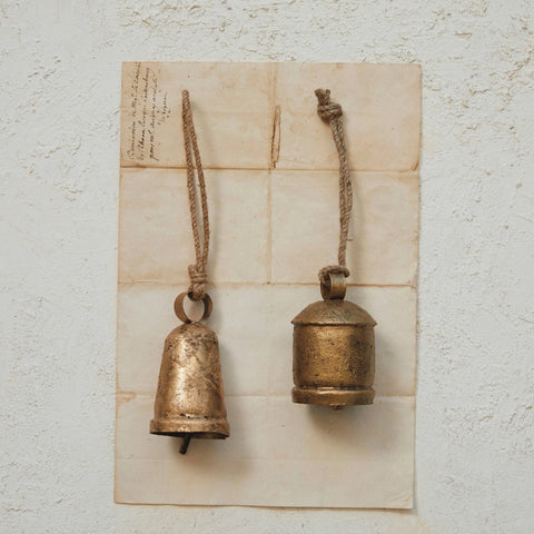 Antique Brass Finish Gold Bell