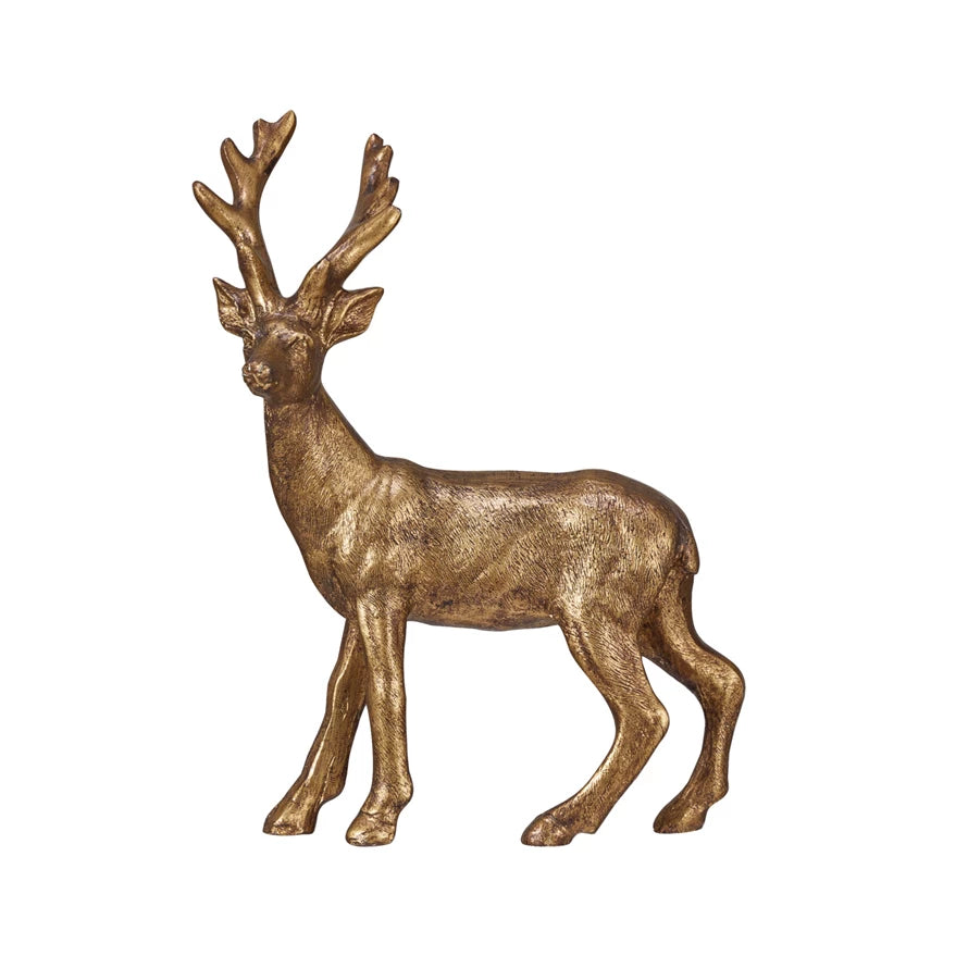 Deer, Gold Finish