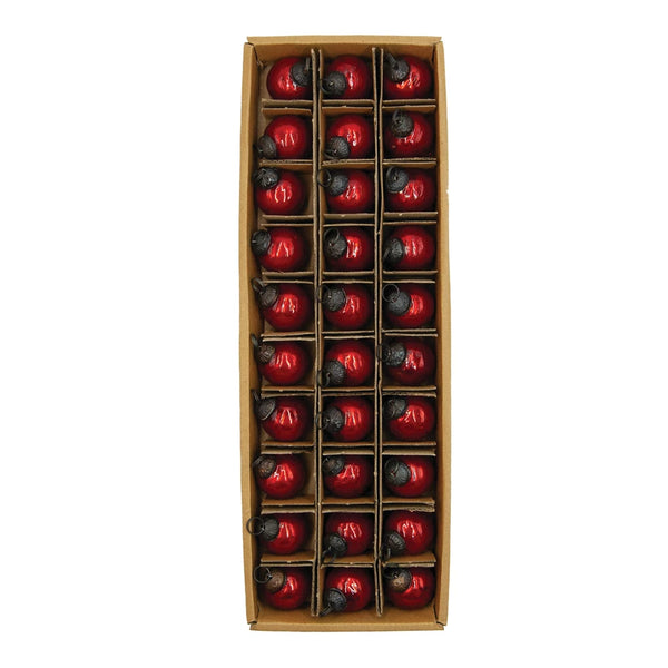 Box Set Mercury Glass Ornament