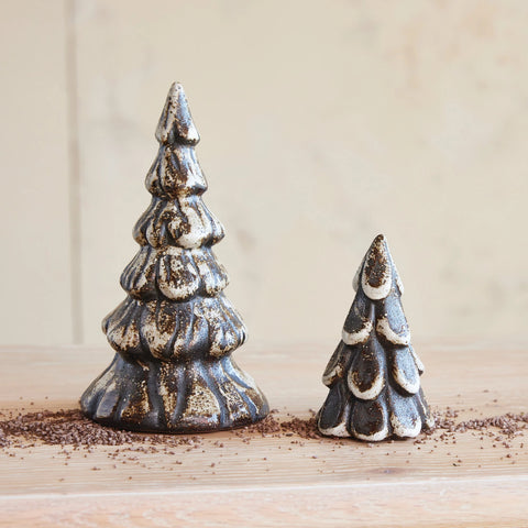 Brown Glazed Stoneware Tree