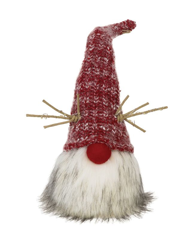 Gnome with Knit Hat and Antlers