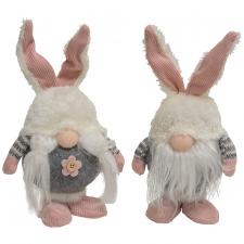 Mr. & Mrs. Striped Bunny Gnome