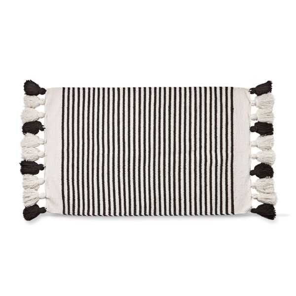 Stripe Rug with Tassels