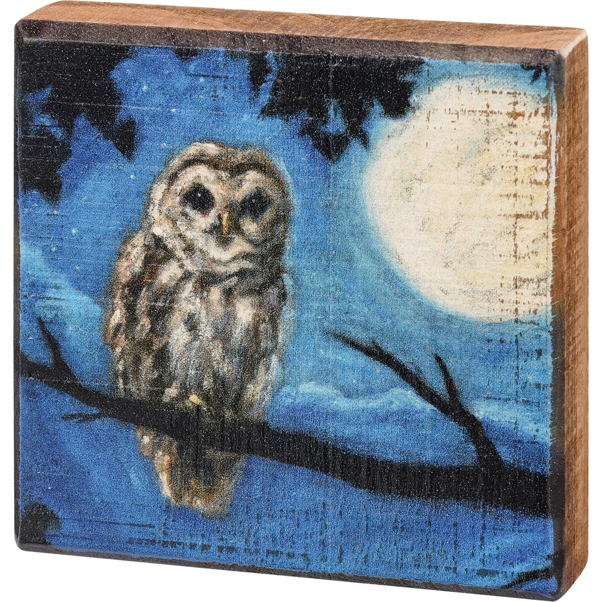 Block Sign- Owl